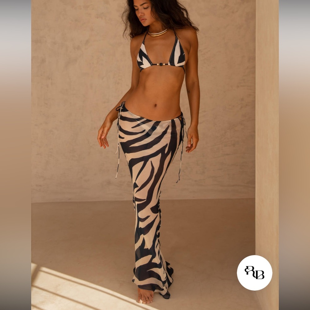 RATE AND BOA ZEBRA BIKINI SET XXS